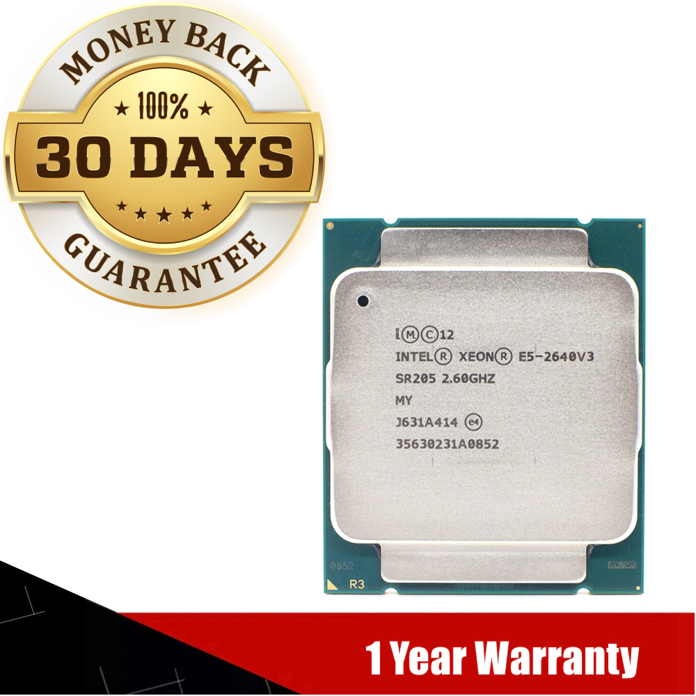 Intel Xeon Processor E5-2640V3 8-Core 20MB Cache 2.60GHz -- SR205 TURBO 3.40Ghz