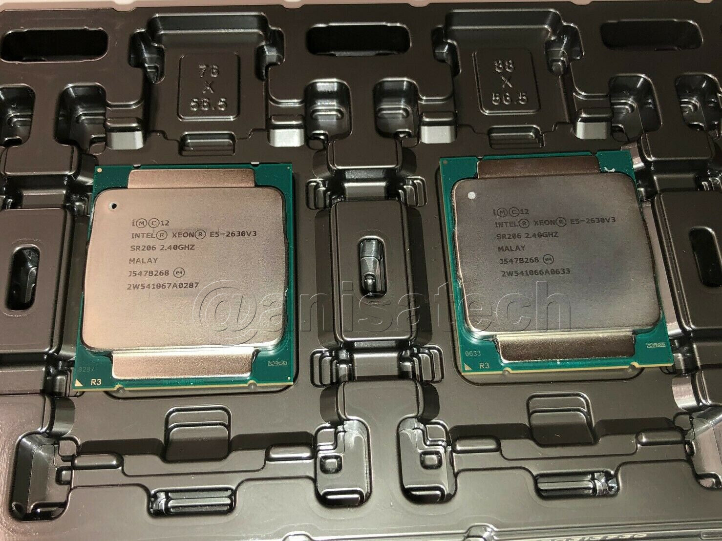 2X Intel Xeon E5-2630 V3 CPU Processor 8 Core 2.40GHZ 20MB L3 Cache SR206
