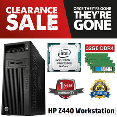 14 CORE HP Z440 Workstation Xeon E5-2697v3 TURBO 3.60GHz 32GB DDR4 2TB SATA FAST