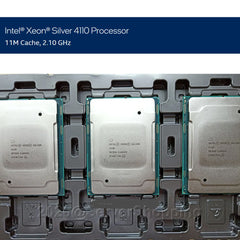 Intel Xeon Silver 4110 8Core 16 Thread 2.10 Ghz Processor11MB L3 CACHE 85W SR3GH