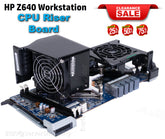 HP Z640 2nd CPU Riser Board with Heatsink and FAN 710326-001 P/N 736520-001