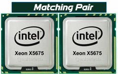 Matching Pair Intel Xeon X5675 12-Core 3.06GHz LGA 1366 CPU Processor SLBYL