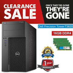 Dell Precision 3620 Xeon 4-Core 3.60GHz 16GB RAM 256GB SSD+2TB HDD Windows 11 IT