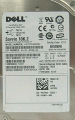 Dell 73GB 10K RPM 2.5inch SAS 3Gbps Hard Drive Seagate ST973402SS HT952 0HT952