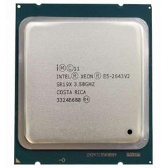 INTEL XEON E5-2643 V2 CPU PROCESSOR 6 CORE 3.50GHz 25MB L3 CACHE 130W SR19X