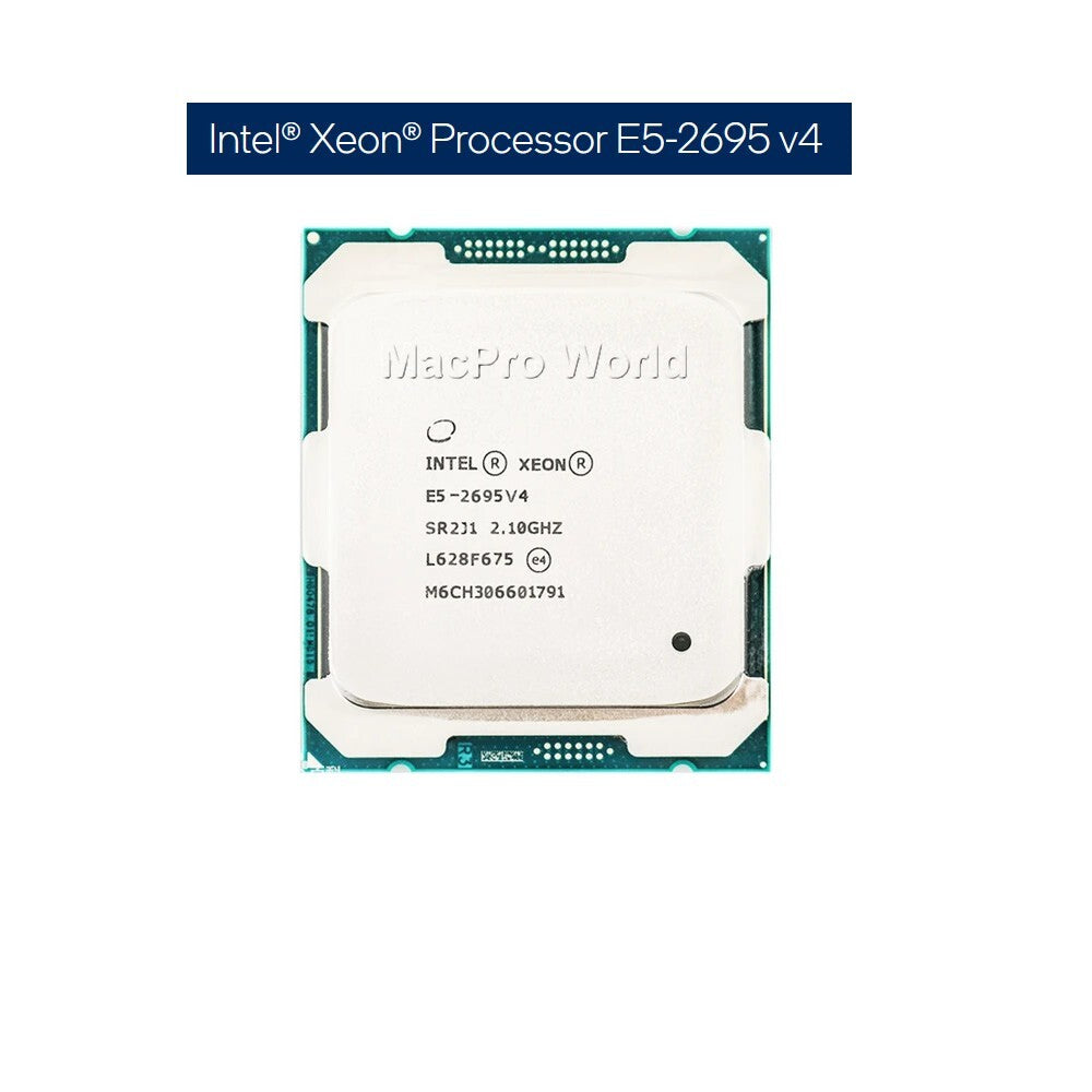 INTEL XEON E5-2695 V4 CPU PROCESSOR 18 CORE 2.10GHZ 45MB L3 CACHE 120W SR2J1