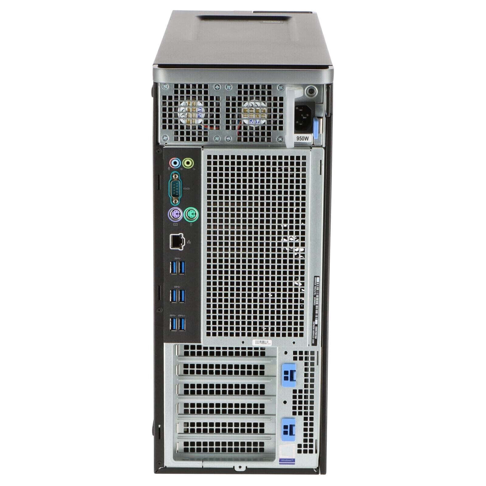 DELL T5820 3.60GHz Xeon W-2133 128GB DDR4 ULTRA 512GB NVMe SSD FREE Quadro K620
