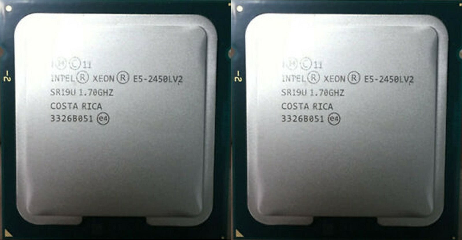 MAtching Pair Intel Xeon E5-2450Lv2 10Core 2.1GHz 25MB 7.2GT/s  Processor SR19U