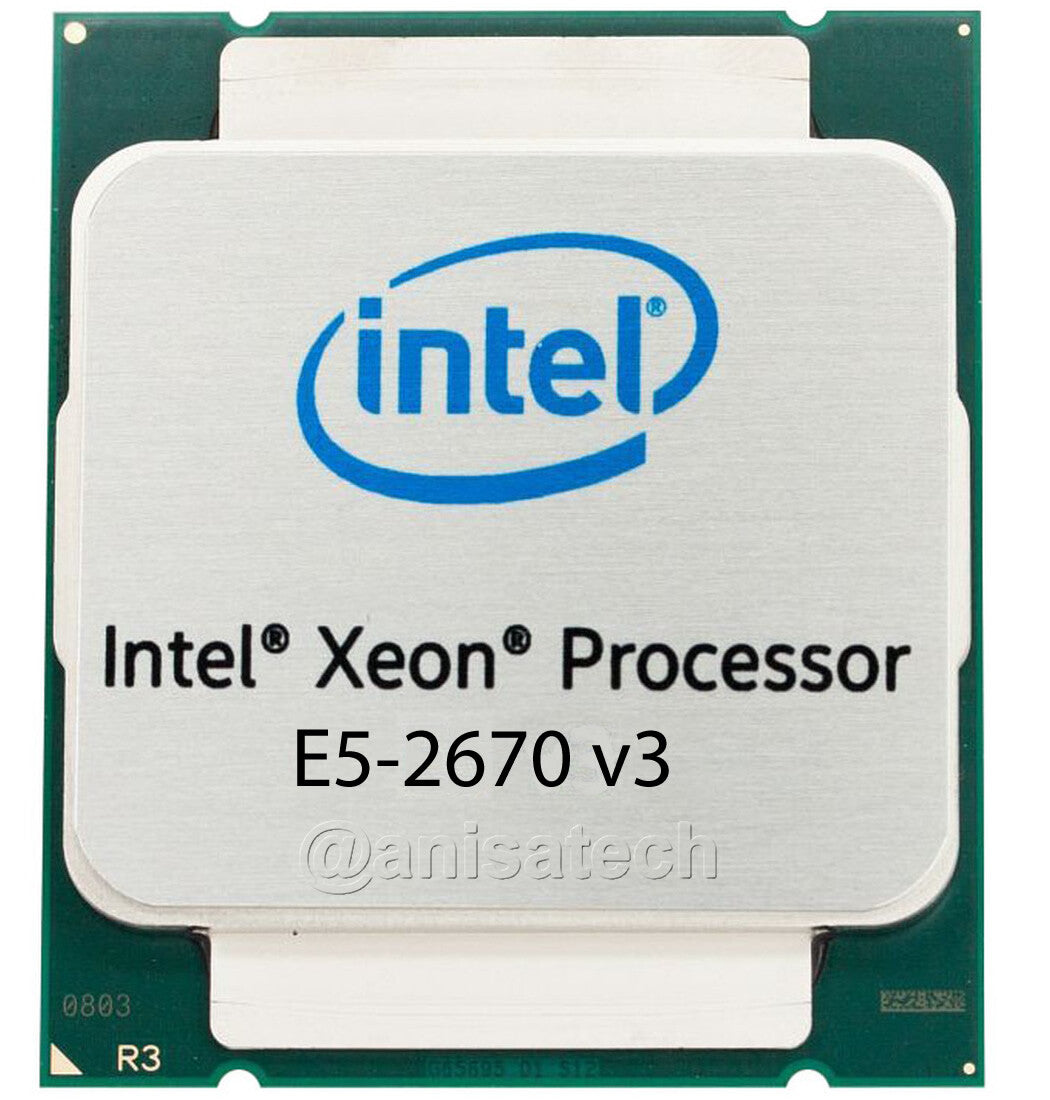 Intel Xeon E5-2670 v3 12-Core 3.10GHz 30MB 9.6GT/s LGA2011-3 CPU-Processor SR1XS