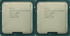 Matching Pair Intel Xeon E5-2403v2 4Core 1.8GHz 10MB 6.4GT/s CPU Processor SR1AL