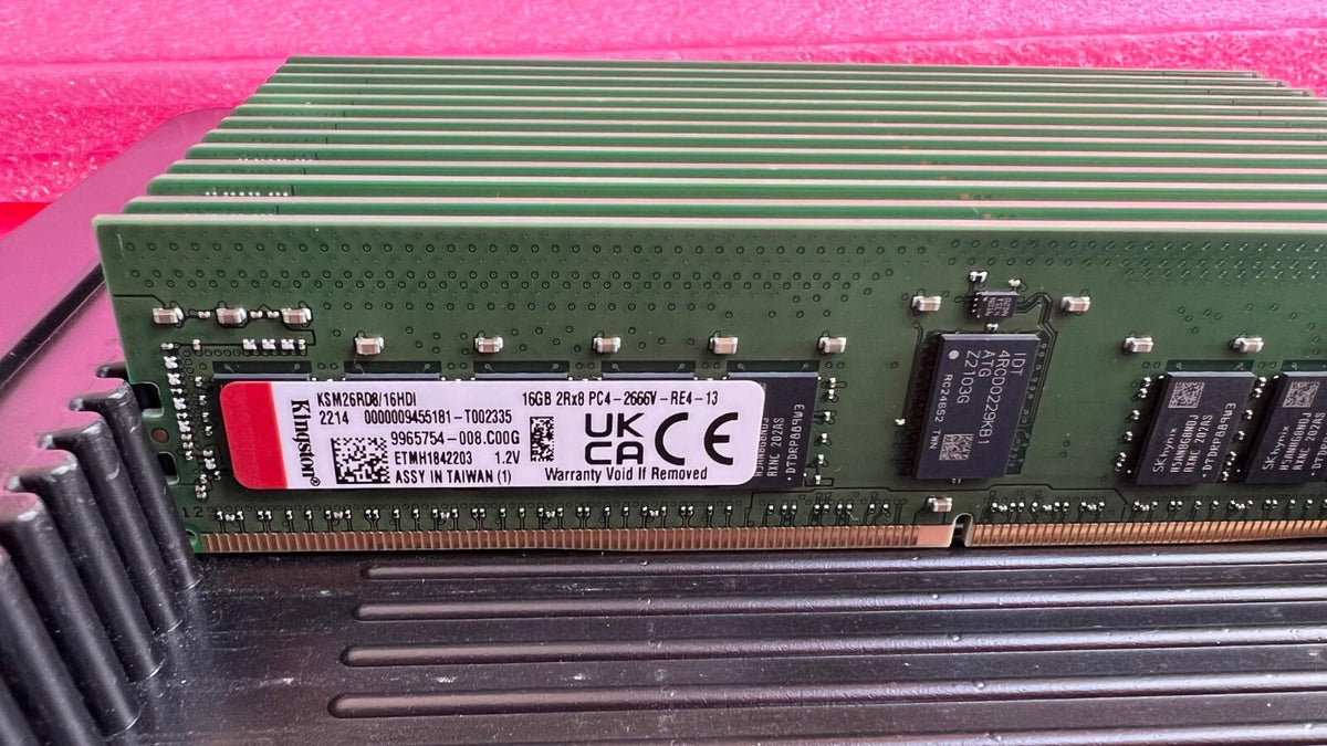 Kingston KSM26RD8/16HDI 16GB DDR4 2666MT/s ECC Registered RAM Memory DIMM UK