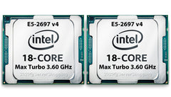 HPE DL380 Gen9 G9 2x 18Core E5-2697V4 2.30GHz 256GB DDR4 3.84TB SSD  - 9.6TB SAS