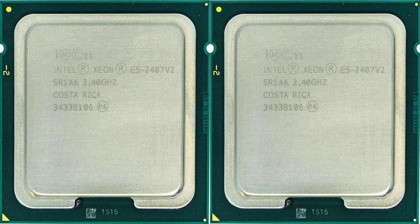 Matching Pair Intel Xeon E5-2407v2 4Core 2.4GHz 10MB 6.4GT/s CPU Processor SR1AK