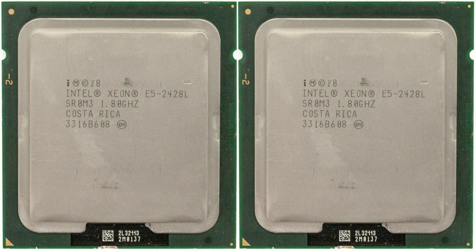 Matching Pair Intel Xeon E5-2428L 6-Core 2.0GHz 15MB 7.2GT/s CPU Processor SR0M3