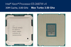 1x INTEL XEON E5-2687WV4 CPU PROCESSOR 12-CORE 3.00GHZ 30MB L3 CACHE  160W SR2NA
