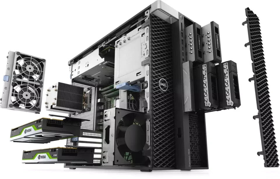 Dell  Precision 7820 | 2x Gold 6148 (40 Cores) | 96GB DDR4 | Quadro P1000 4GB