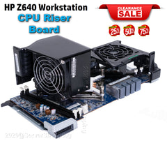 HP Z640 2nd CPU Riser Board with Heatsink and FAN 710326-001  P/N 736520-001