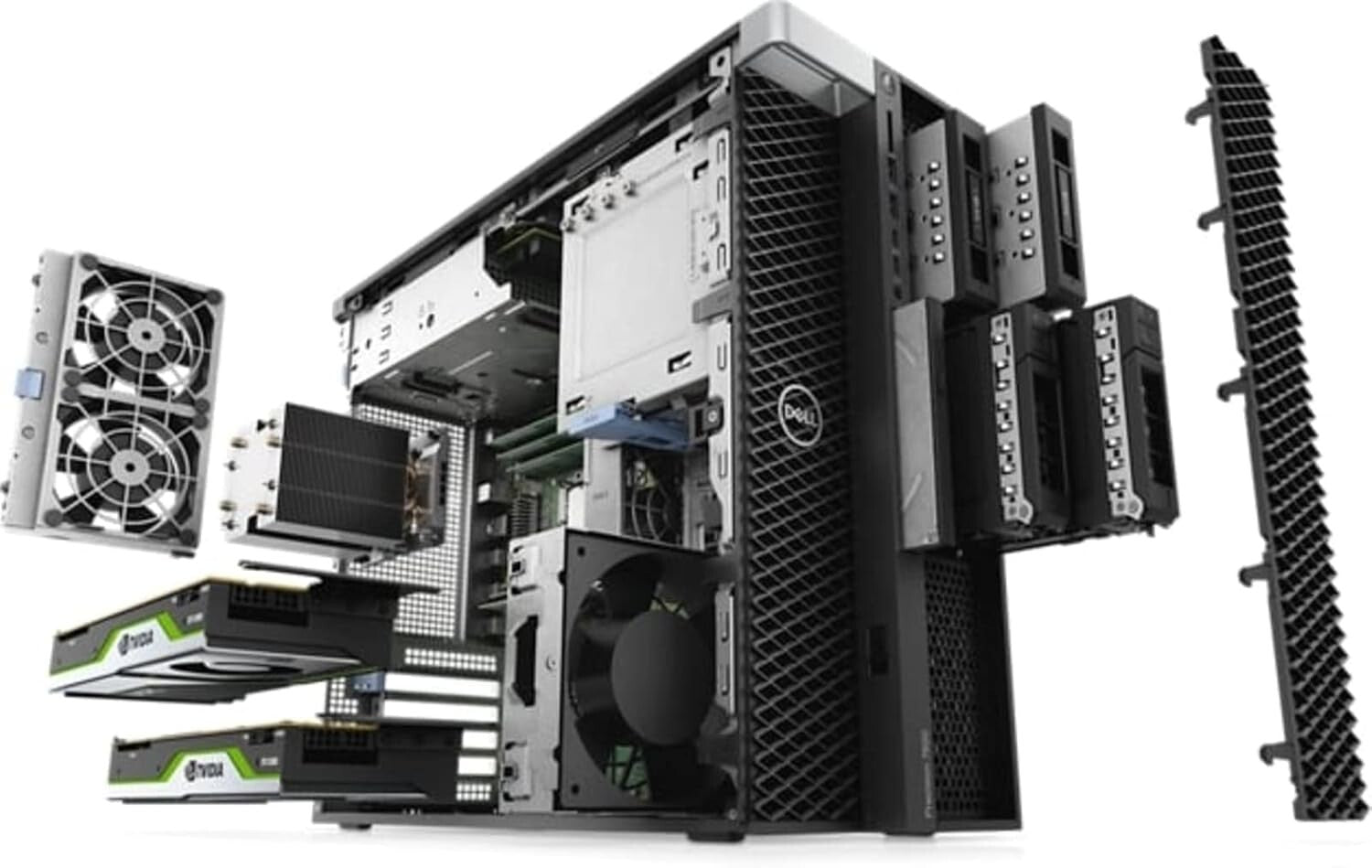 DELL T7820 Workstation 2x Intel Xeon Silver 4116 64GB DDR4 Memory, 1TB SSD,M4000