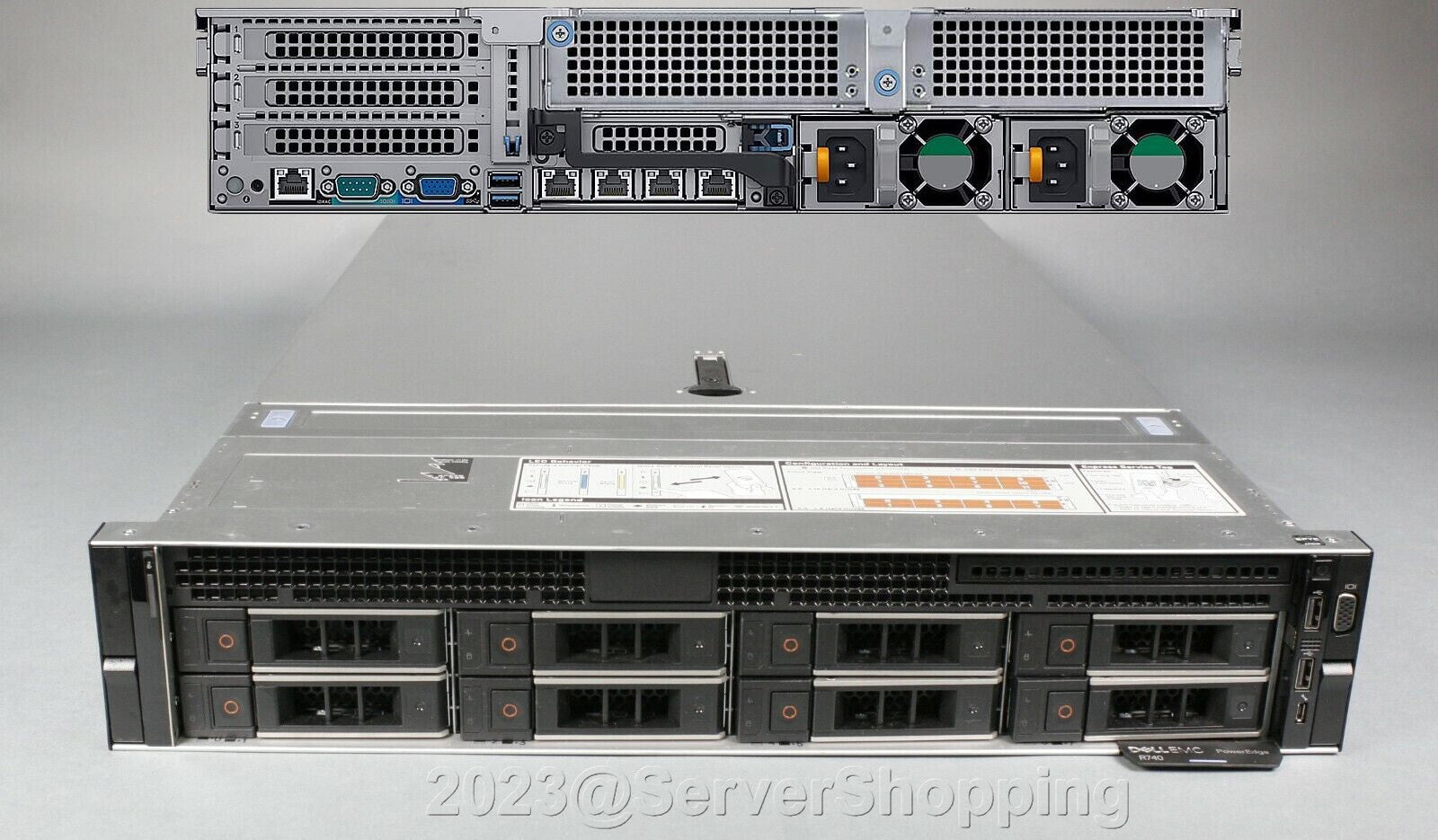 Dell PowerEdge R740 2x Gold 6138 2.00Ghz 40-Core 512GB H740P/8GB  24TB SAS 3.5"