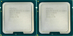 Matching Pair Intel Xeon E5-2420v2 6Core 2.7GHz 15MB 7.2GT/s CPU Processor SR1AJ