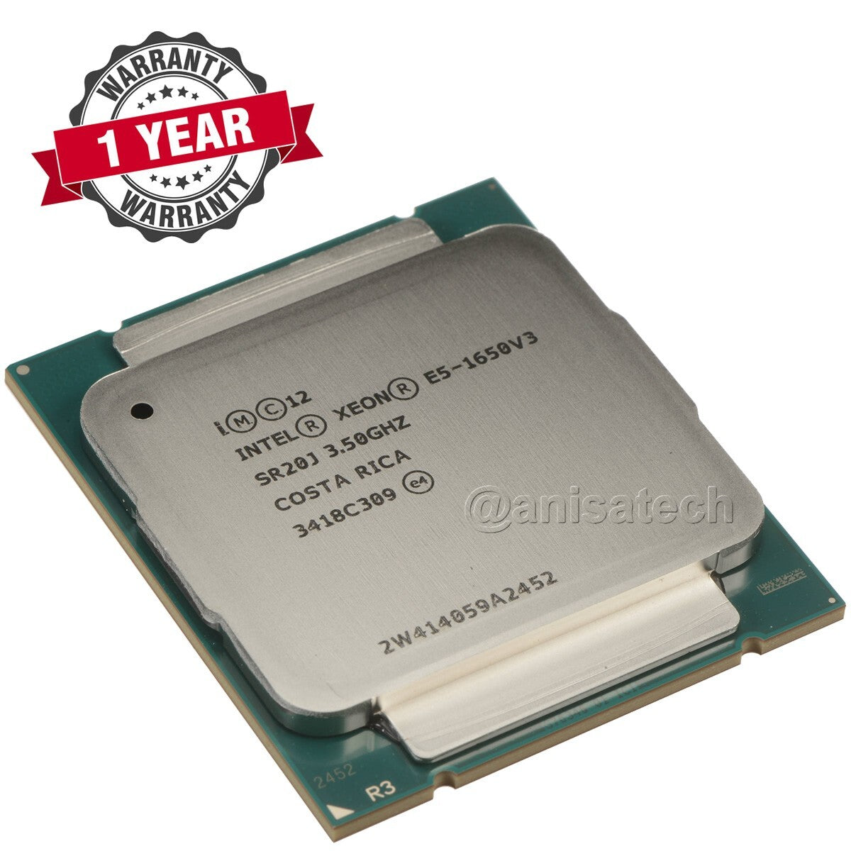 Intel SR20J Xeon E5-1650 v3 3.5GHz LGA2011-3 6-Core CPU Processor TURBO  3.80Ghz