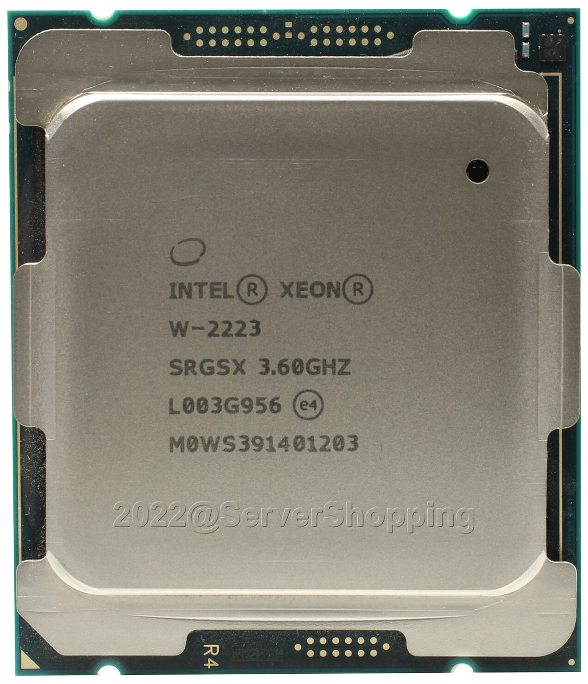 INTEL XEON W-2223 CPU PROCESSOR 4 CORE 3.60GHz 8.25MB L3 CACHE 120W SRGSX