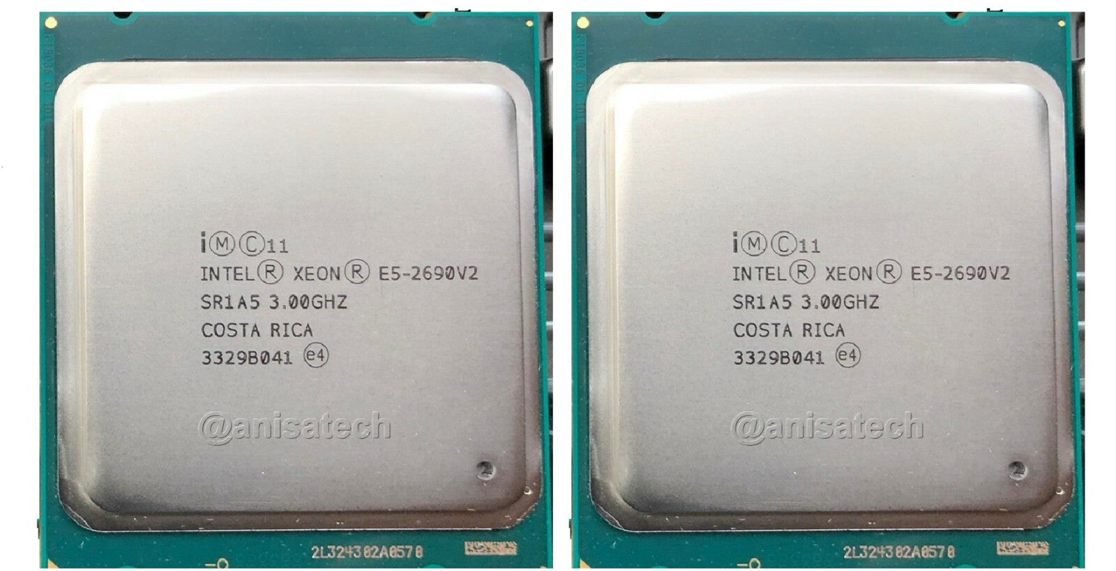 MATCHING PAIR Intel Xeon Processor E5-2690v2 10-Core 25M Cache 3.00 GHz SR1A5 UK