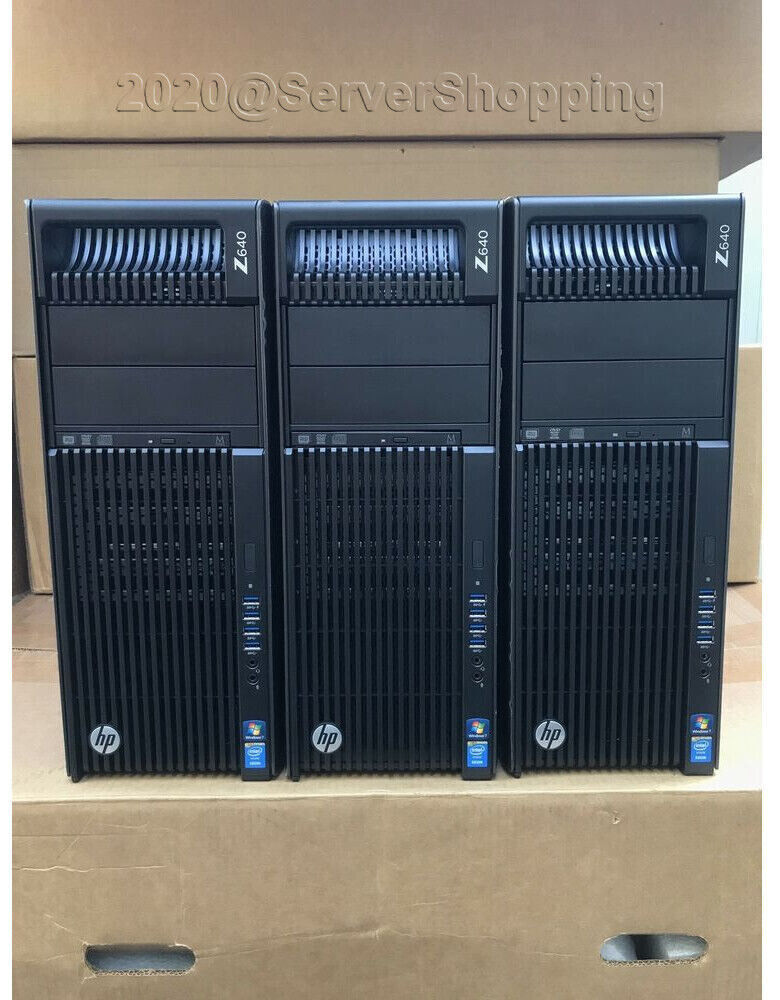 HP Z640 Workstation 2x Xeon E5-2680v4 28-CORE Turbo 3.30GHz 64GB DDR4 - 2TB NVMe