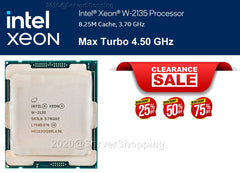 Intel Xeon W-2135 Processor CPU SR3LN 3.70GHz Turbo 4.50GHz LGA 2066