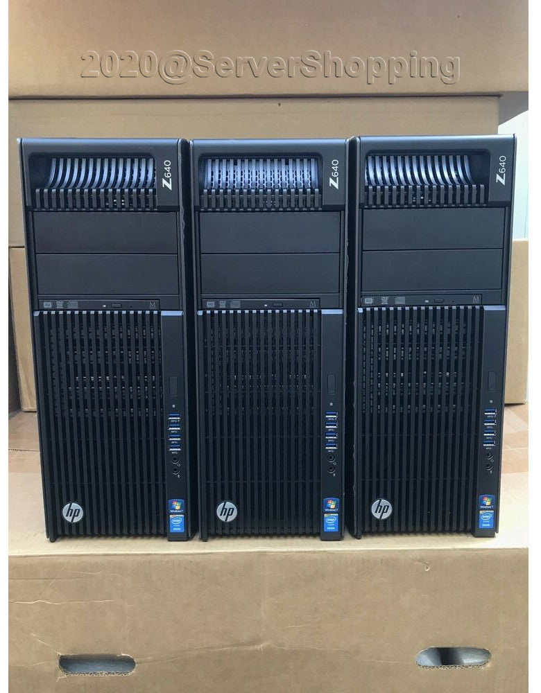 HP Z640 Workstation Xeon E5-2680v4 14-CORE Turbo 3.30GHz 64GB DDR4 256GB NVMe