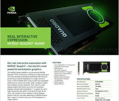 NVIDIA Quadro M4000 8GB GDDR5 Graphics Card 699-5G400-0501-112 D 100% TESTED