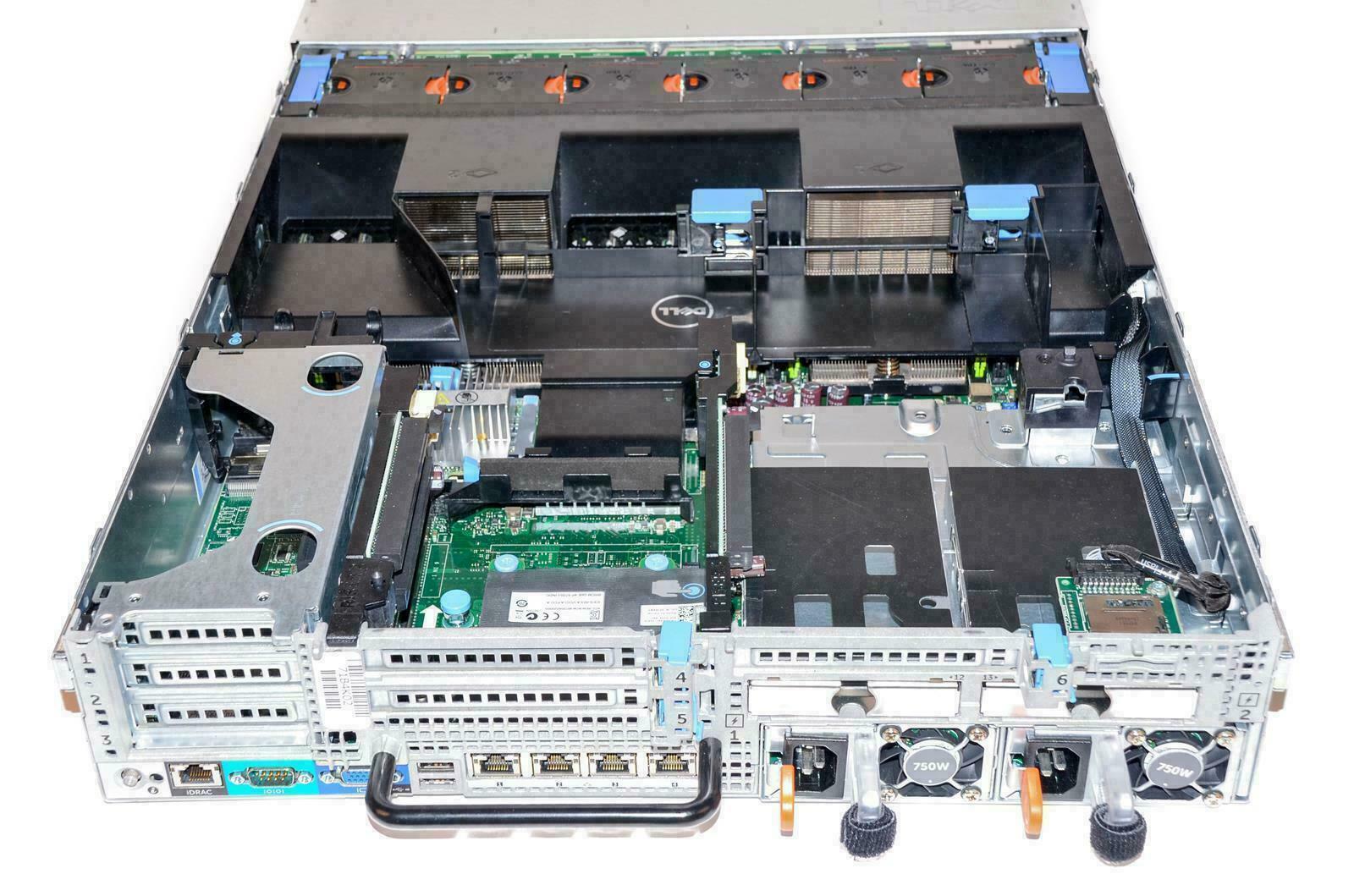 Dell PowerEdge R720XD 2xE5-2690v2 10Core 3.00Ghz 256GB DDR3 H710P  4XCADDY+ REAR