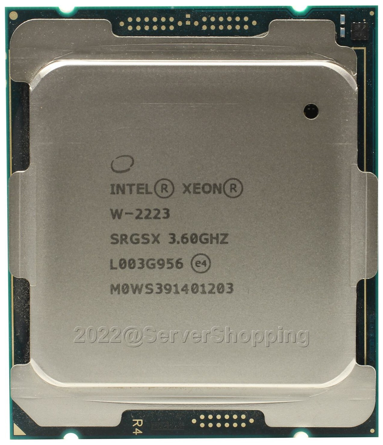 INTEL XEON W-2223 CPU PROCESSOR 4CORE 3.60GHz 8.25MB L3 CACHE 120W SRGSX 3.90GHz