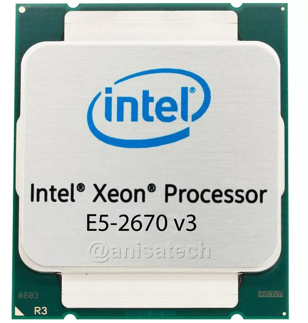 Intel Xeon E5-2670 v3 12-Core 3.10GHz 30MB 9.6GT/s LGA2011-3 CPU-Processor SR1XS