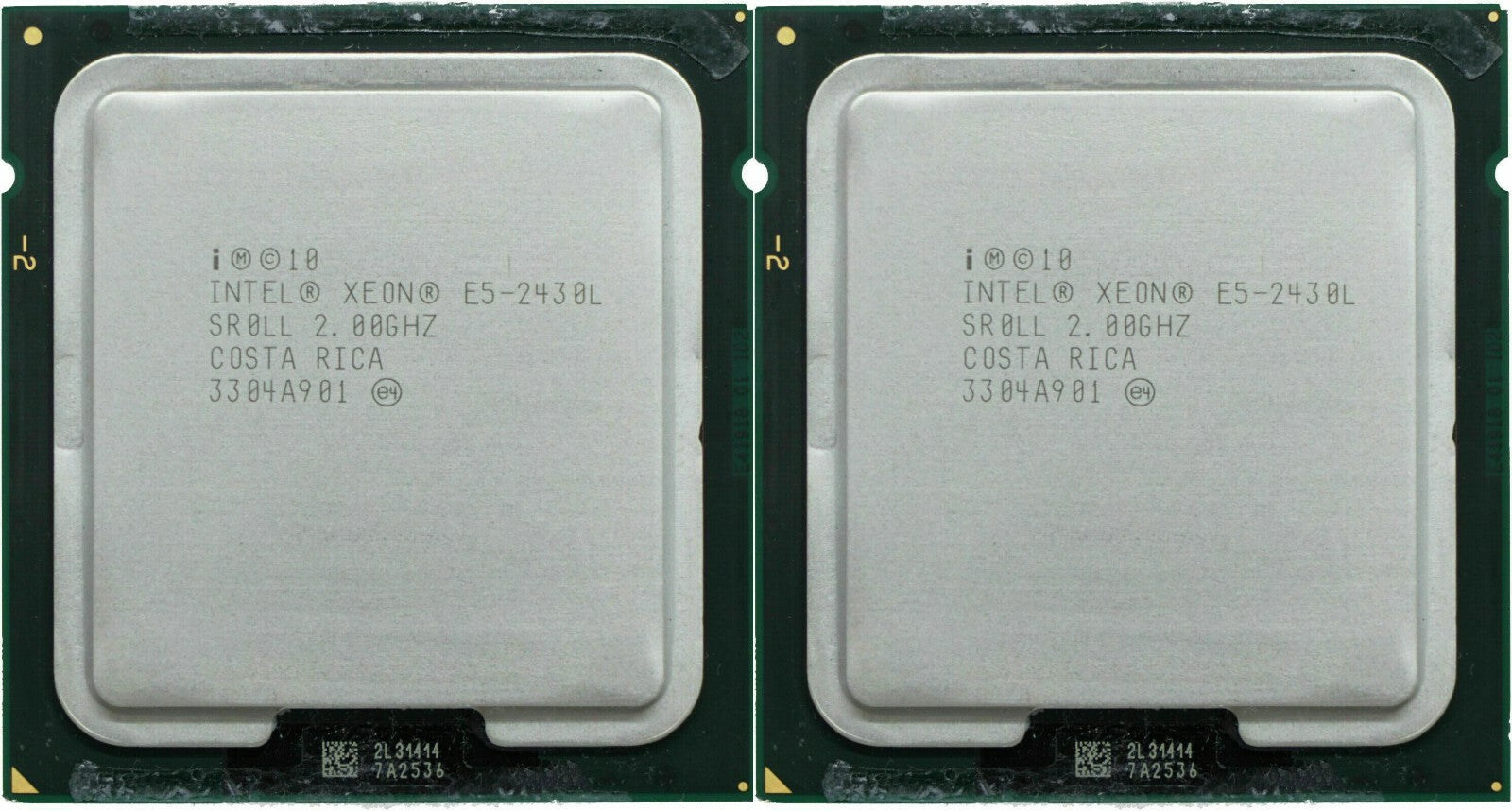 Matching Pair Intel Xeon E5-2430L 6-Core 2.5GHz 15MB 7.2GT/s CPU Processor SR0LL