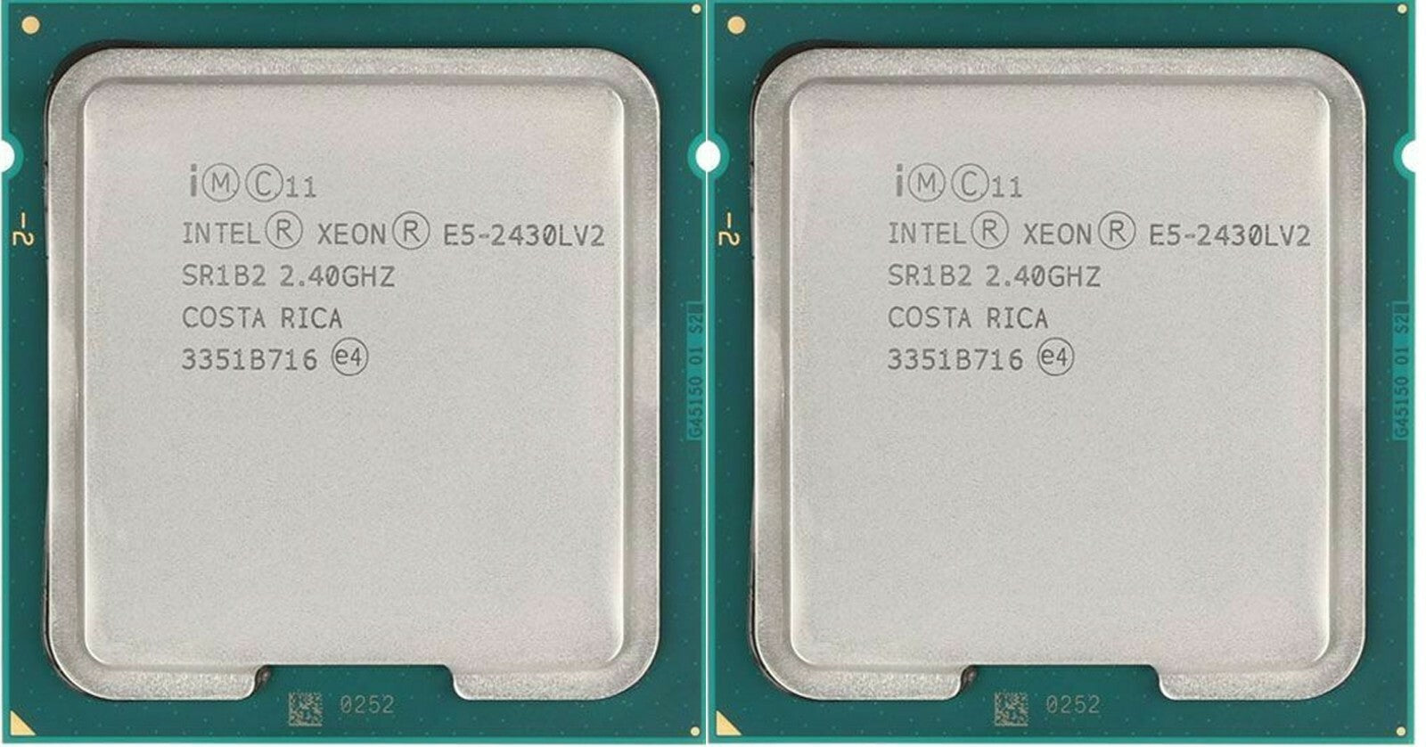 Matching Pair Intel Xeon E5-2430Lv2 6Core 2.8GHz 15M 7.2GT/s CPU Processor SR1B2