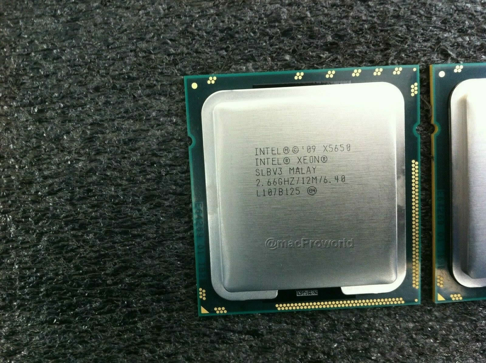 MATCHING PAIR Intel Xeon X5650 Hex Core 2.66GHz 12M 6.40 GT/s Socket 1366 SLBV3