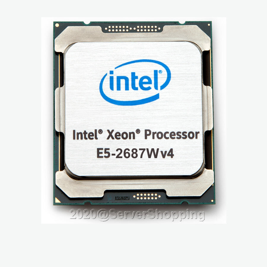 1x INTEL XEON E5-2687WV4 CPU PROCESSOR 12-CORE 3.00GHZ 30MB L3 CACHE  160W SR2NA