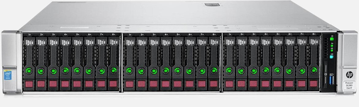 HPE DL380 Gen9 G9 2x 18Core E5-2697V4 2.30GHz 256GB DDR4 3.84TB SSD  - 9.6TB SAS
